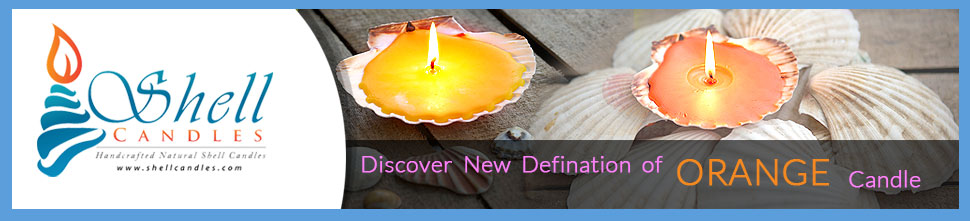 Handcrafted natural seashell candles, the perfect gift or wedding favour